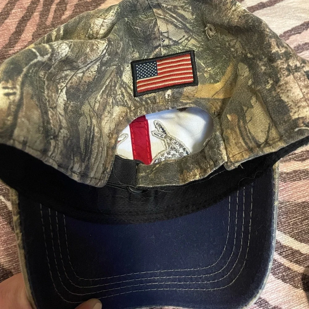 🎉2/$15 Realtree American Flag Camouflage Hat